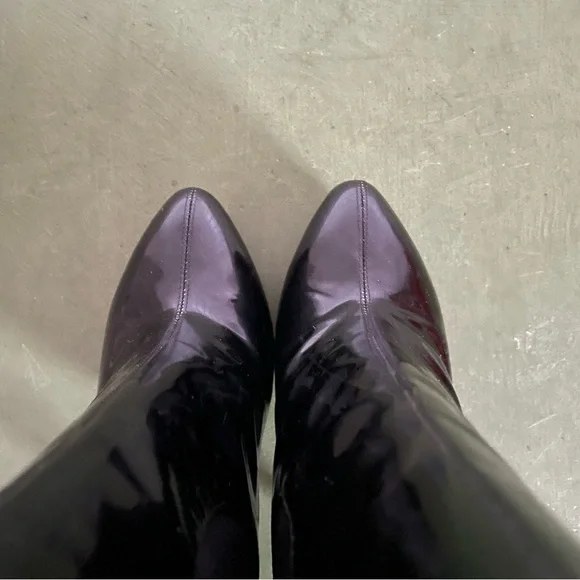 Giuseppe Zanotti Hidden Platform Stilettos in Black Patent Leather w Red *Italy* - Picture 7 of 16